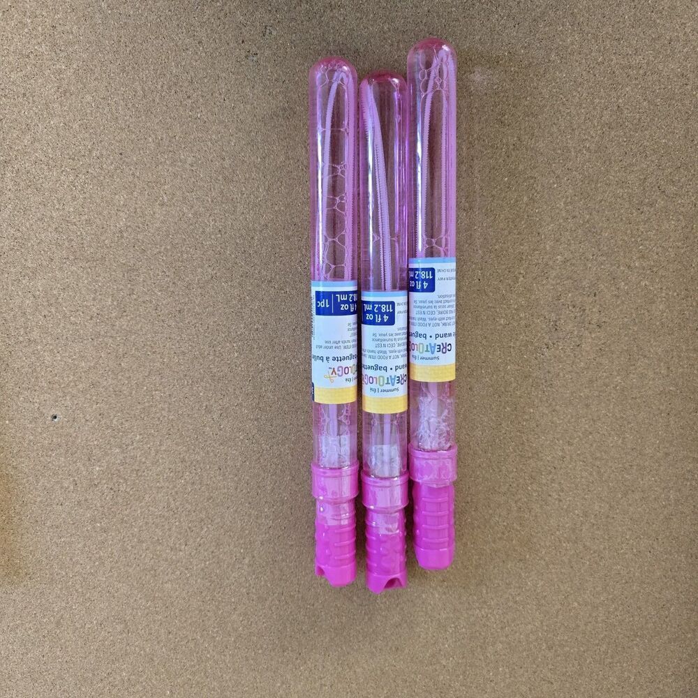 6Pk 4 Fl Oz Bubble Wands - Creatology - Picture 6 of 6